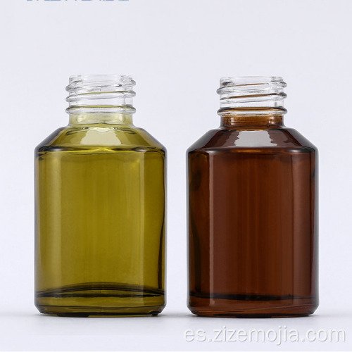 Botellas de gotero de vidrio de aceite esencial de color verde al por mayor
